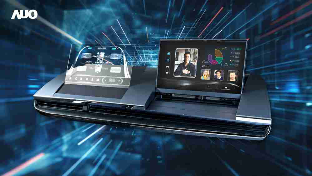 彩运网Micro LED Display HMI解决方案打造透明Micro LED前座仪表，，呈现信息并保留驾驶视野开阔；亦为副驾驶座乘客打造收放自如的Micro LED屏幕，，，，在不影响显示质量的前提于显示区内建镜头，，，让用户能与视讯对象直接眼神接触，，，提供绝佳的双向沟通体验